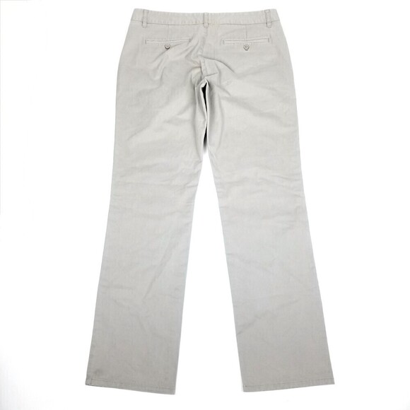 BONOBOS Stretch Washed Straight Leg Casual Chino Pants Mens 35 Light Gray Taupe - Picture 5 of 8